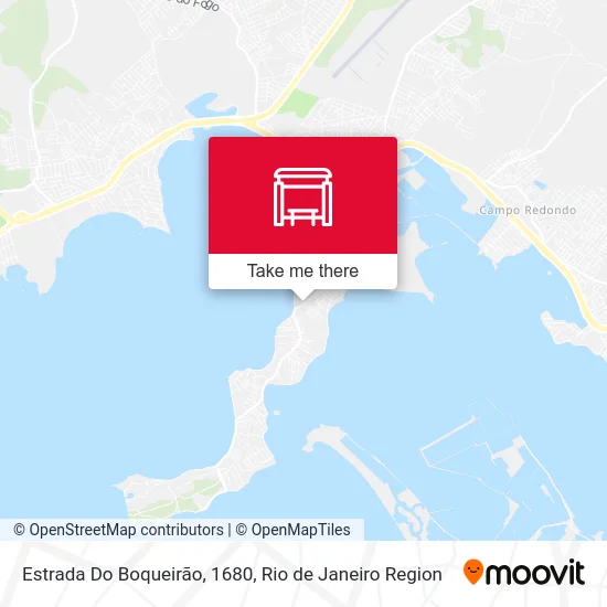 Estrada Do Boqueirão, 1680 map