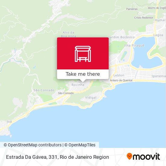Estrada Da Gávea, 331 map