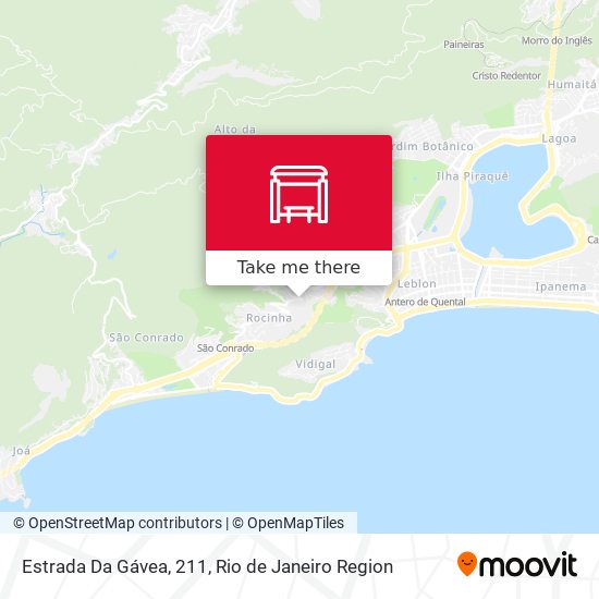 Estrada Da Gávea, 211 map