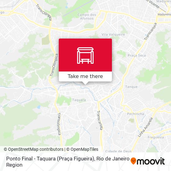 Ponto Final - Taquara (Praça Figueira) map