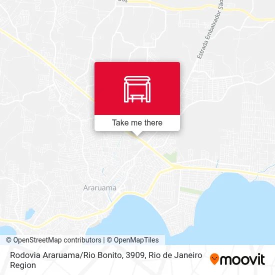 Rodovia Araruama / Rio Bonito, 3909 map