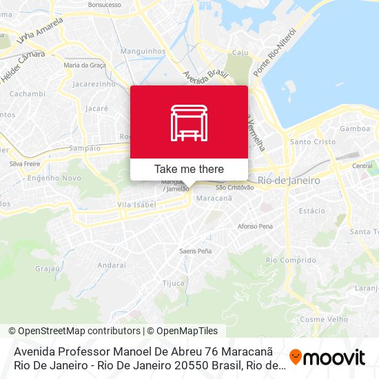 Avenida Professor Manoel De Abreu 76 Maracanã Rio De Janeiro - Rio De Janeiro 20550 Brasil map