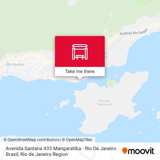 Avenida Santana 433 Mangaratiba - Rio De Janeiro Brasil map