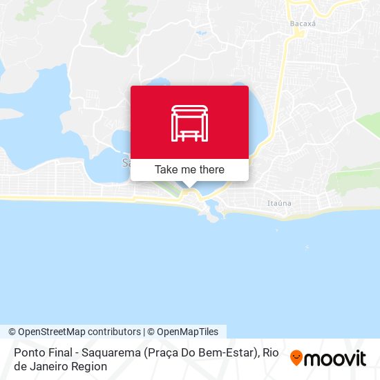 Mapa Ponto Final - Saquarema (Praça Do Bem-Estar)