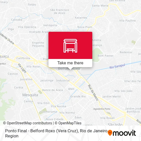 Ponto Final - Belford Roxo (Vera Cruz) map