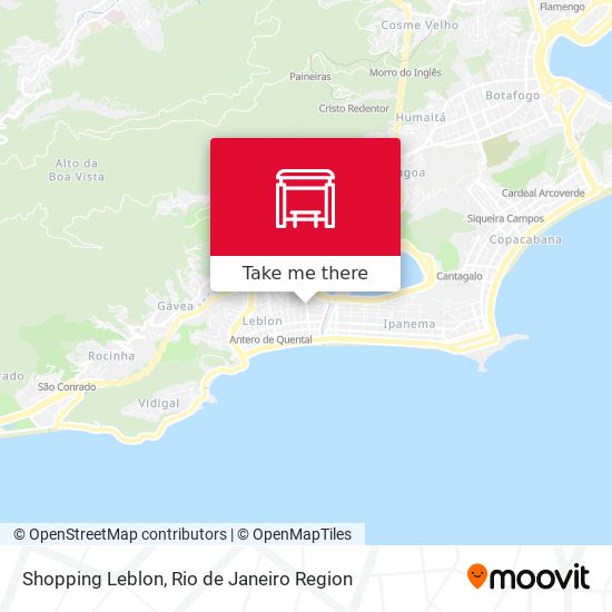 Shopping Leblon map