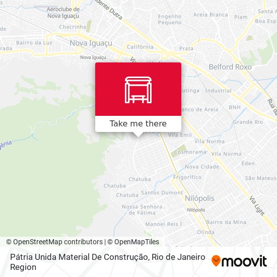 Pátria Unida Material De Construção map