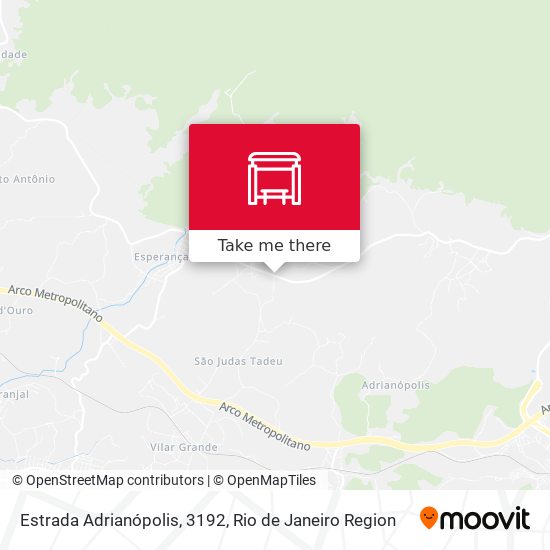 Estrada Adrianópolis, 3192 map