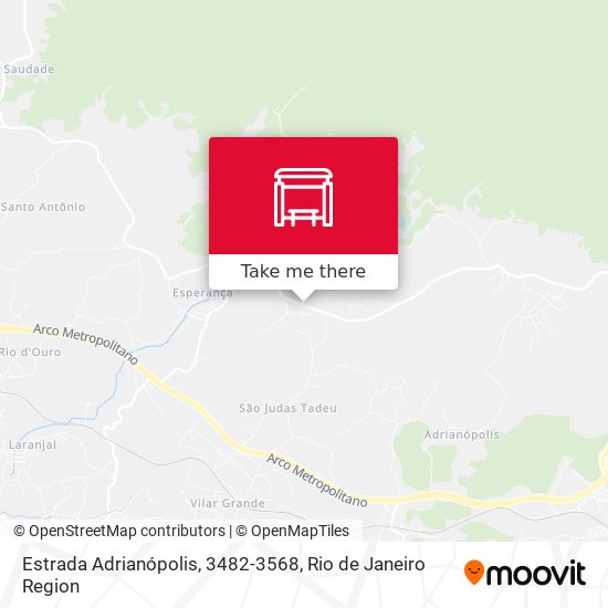 Estrada Adrianópolis, 3482-3568 map