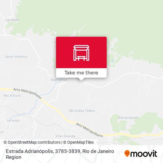 Estrada Adrianópolis, 3785-3839 map
