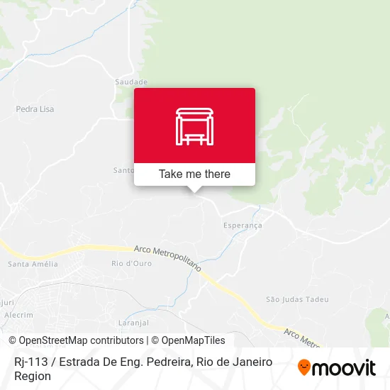 Rj-113 / Estrada De Eng. Pedreira map