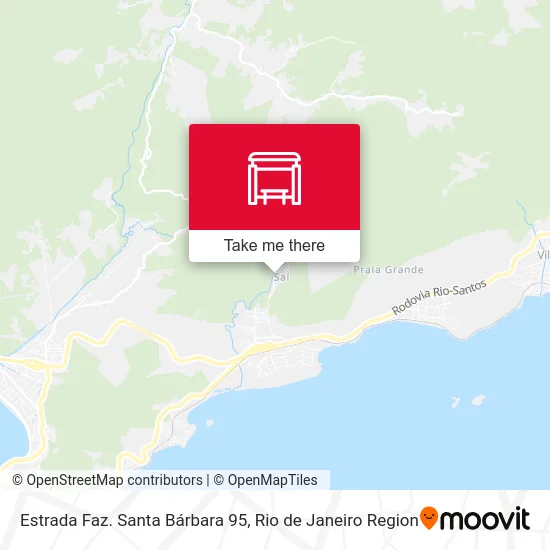 Estrada Faz. Santa Bárbara 95 map