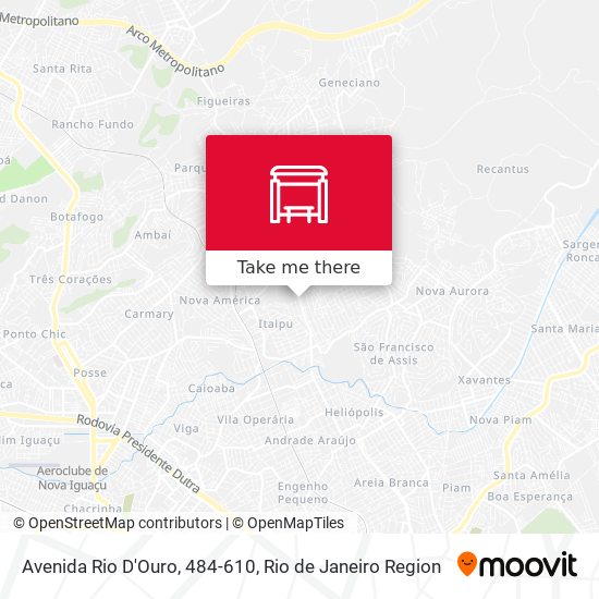 Avenida Rio D'Ouro, 484-610 map