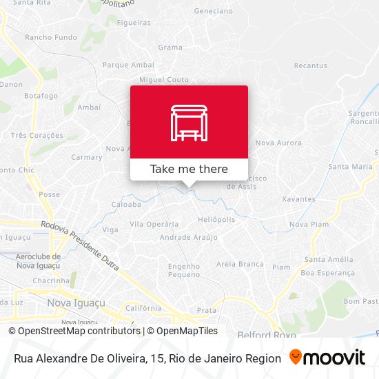 Rua Alexandre De Oliveira, 15 map