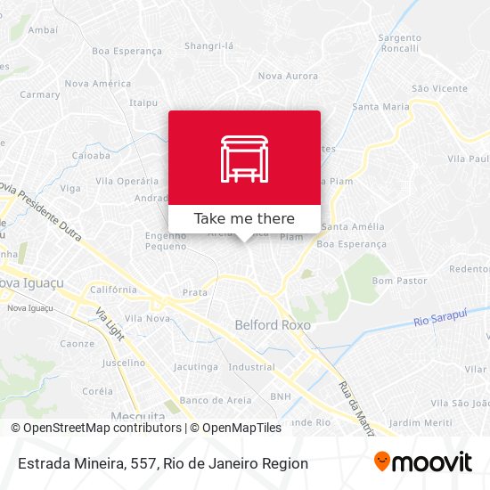Estrada Mineira, 557 map