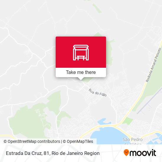 Estrada Da Cruz, 81 map