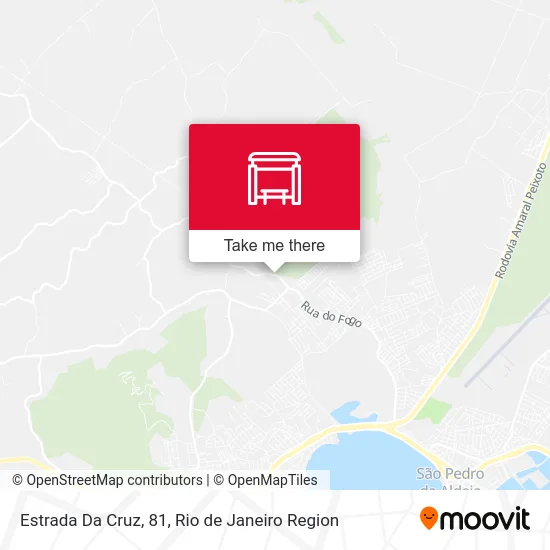 Estrada Da Cruz, 81 map