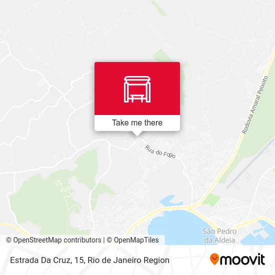 Estrada Da Cruz, 15 map