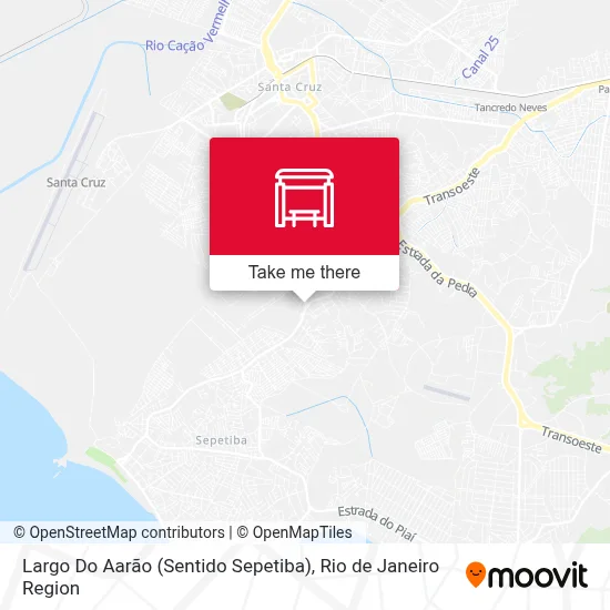 Largo Do Aarão (Sentido Sepetiba) map