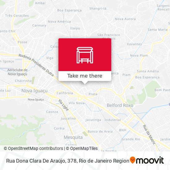 Rua Dona Clara De Araújo, 378 map