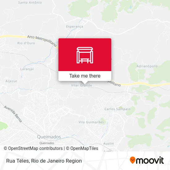 Rua Téles map