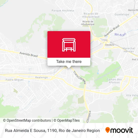 Rua Almeida E Sousa, 1190 map