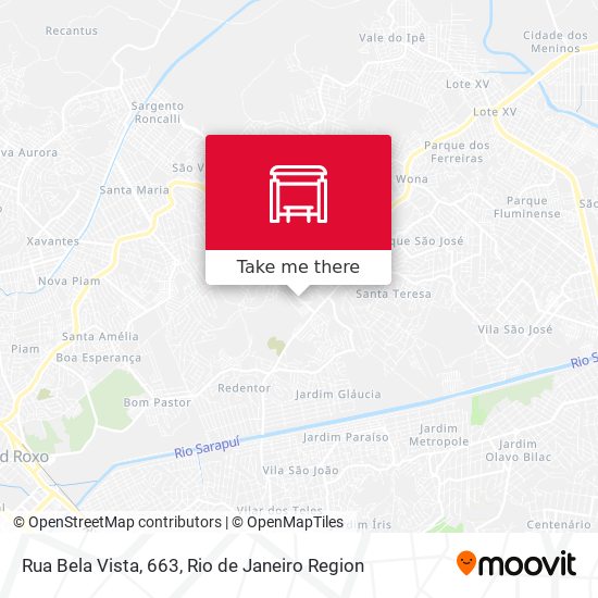 Rua Bela Vista, 663 map