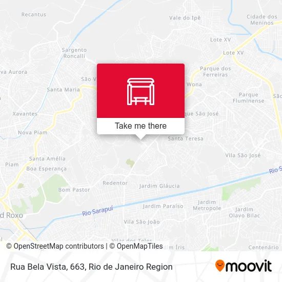 Rua Bela Vista, 663 map