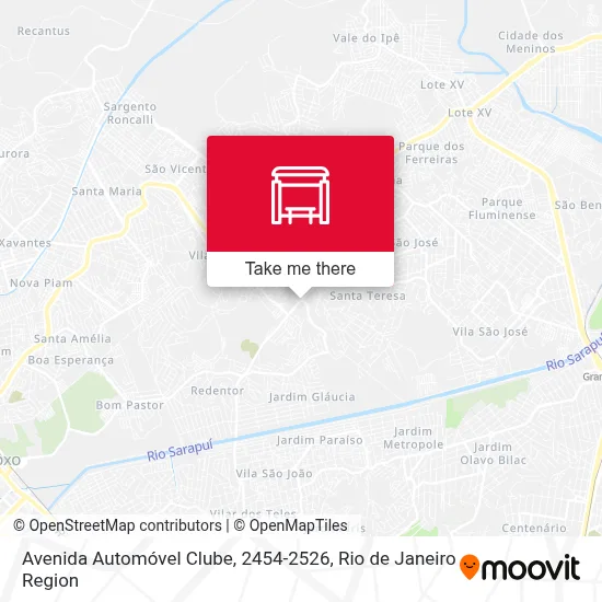 Avenida Automóvel Clube, 2454-2526 map