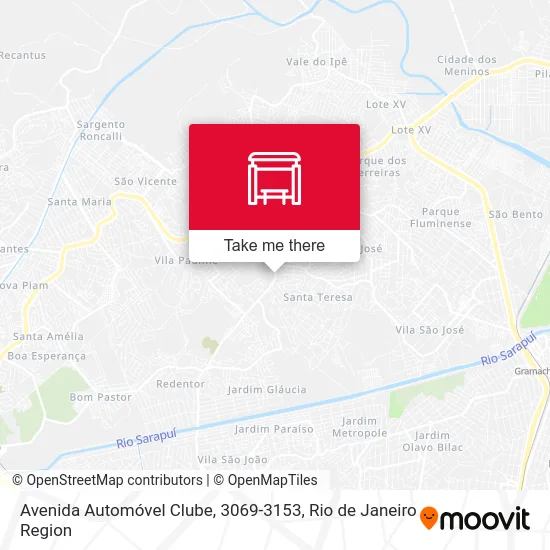 Avenida Automóvel Clube, 3069-3153 map