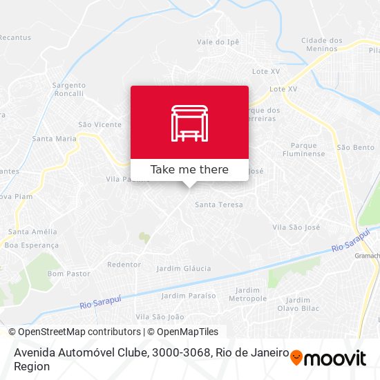 Avenida Automóvel Clube, 3000-3068 map
