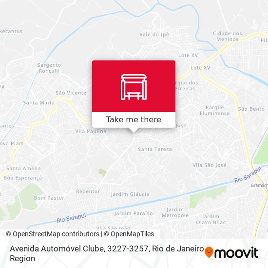 Avenida Automóvel Clube, 3227-3257 map