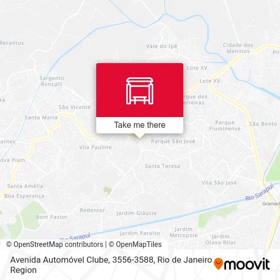 Avenida Automóvel Clube, 3556-3588 map