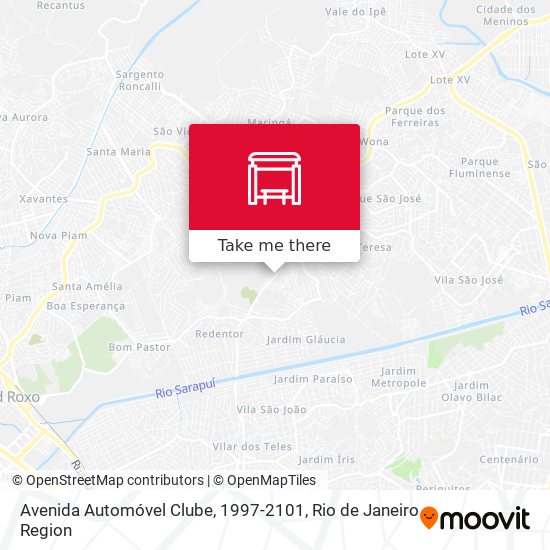 Avenida Automóvel Clube, 1997-2101 map