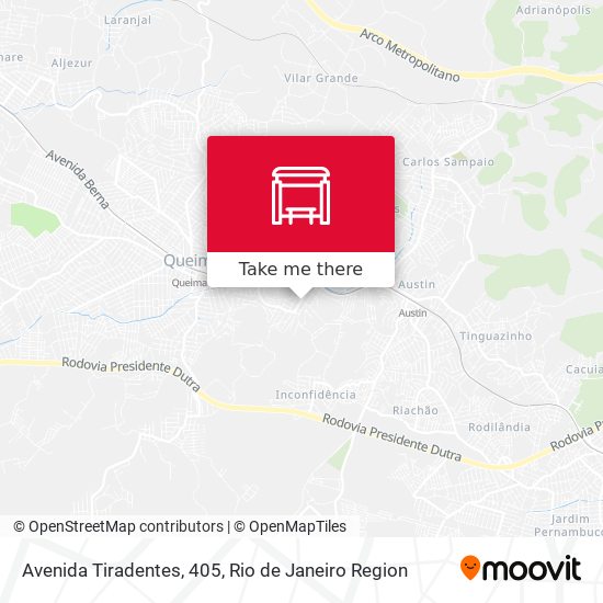 Avenida Tiradentes, 405 map