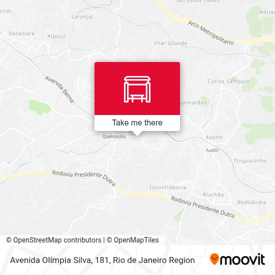 Avenida Olímpia Silva, 181 map