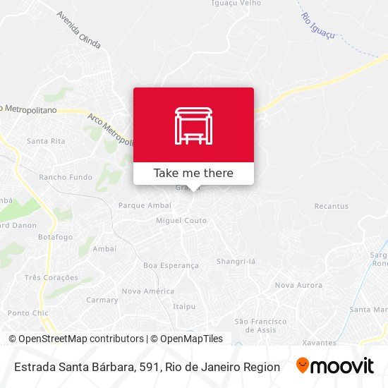 Estrada Santa Bárbara, 591 map