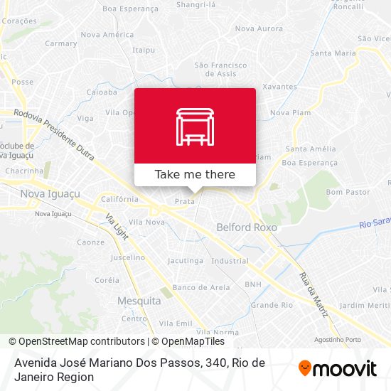 Avenida José Mariano Dos Passos, 340 map