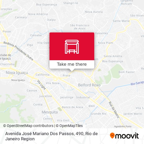 Avenida José Mariano Dos Passos, 490 map
