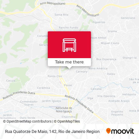 Rua Quatorze De Maio, 142 map