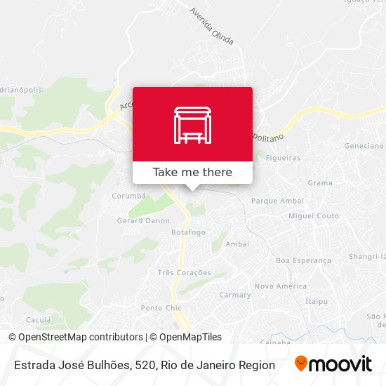 Estrada José Bulhões, 520 map