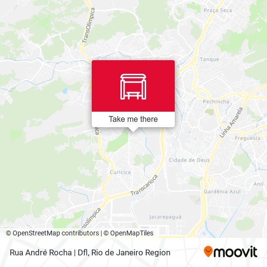 Rua André Rocha | Dfl map