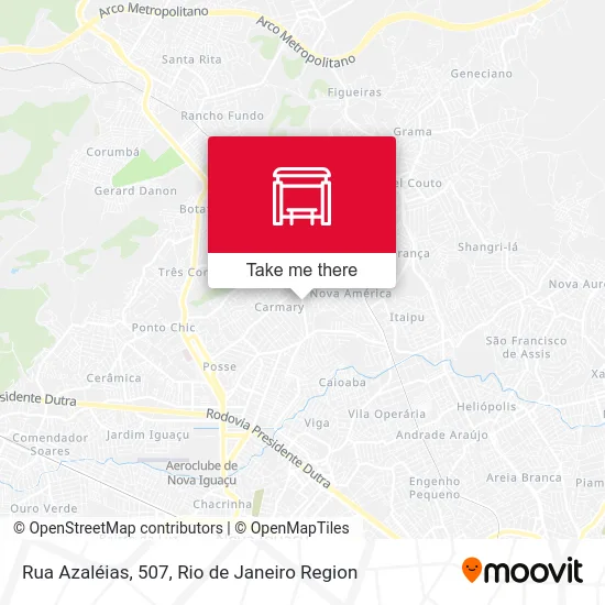 Rua Azaléias, 507 map