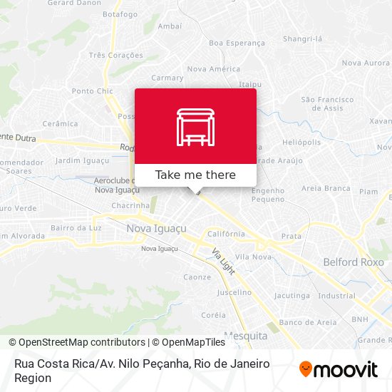 Rua Costa Rica / Av. Nilo Peçanha map