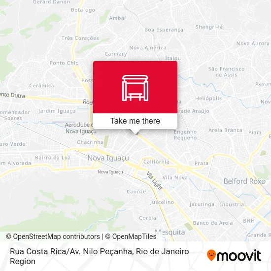 Rua Costa Rica / Av. Nilo Peçanha map