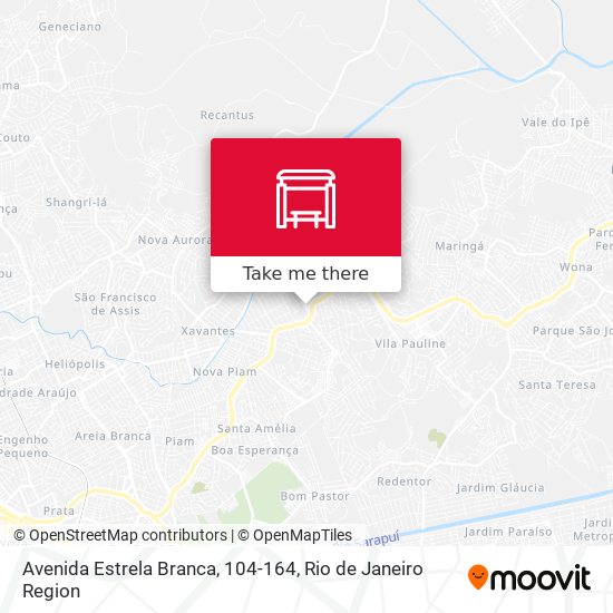 Avenida Estrela Branca, 104-164 map
