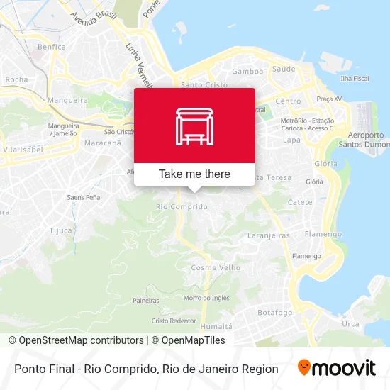 Ponto Final - Rio Comprido map