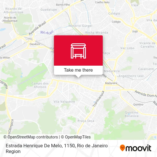 Estrada Henrique De Melo, 1150 map