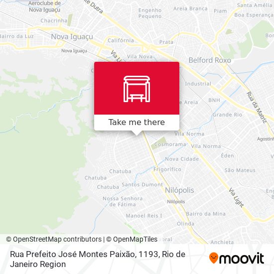 Mapa Rua Prefeito José Montes Paixão, 1193