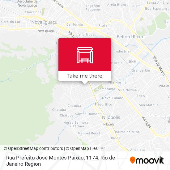 Mapa Rua Prefeito José Montes Paixão, 1174